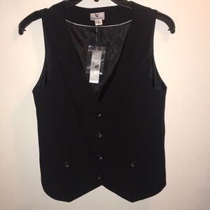 *BRAND NEW* Black Worthington 4 Button Blazer Vest